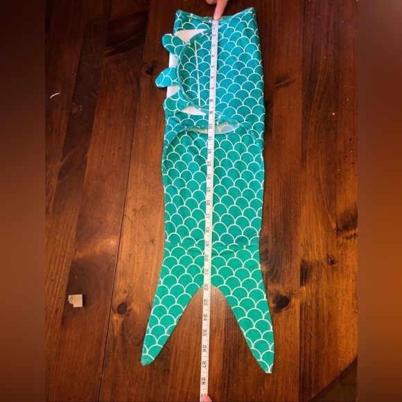 Organic Cotton Mermaid Baby Swaddle - Picture 5 of 10